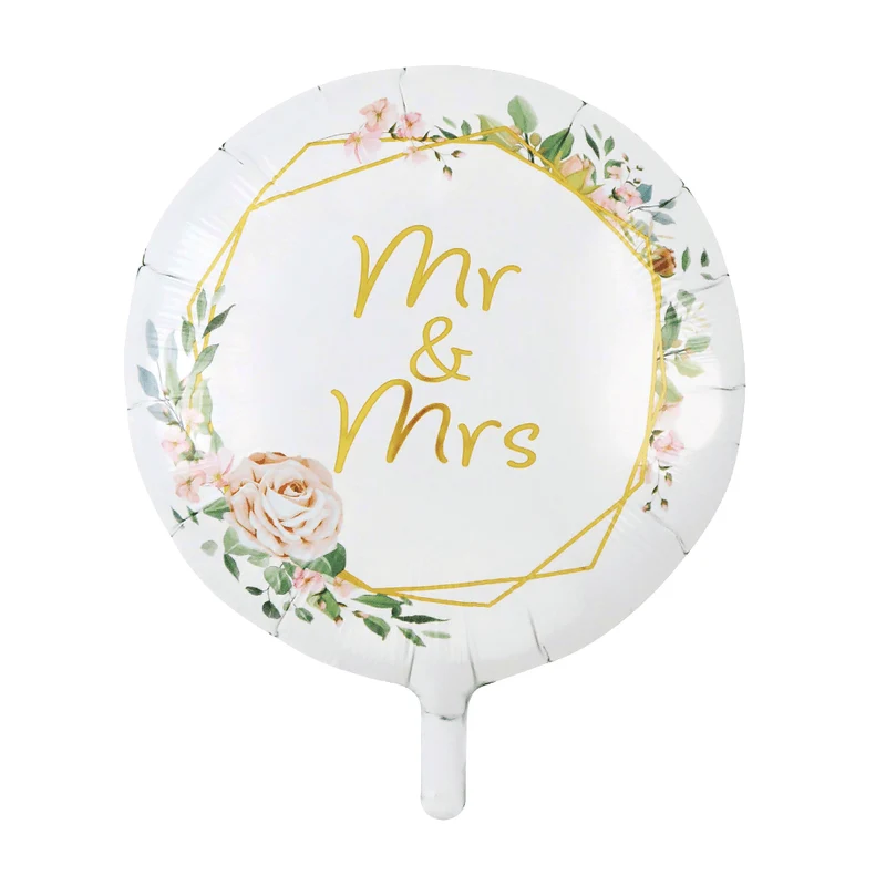 Mr And Mrs Helium Ballon Bloem 46cm