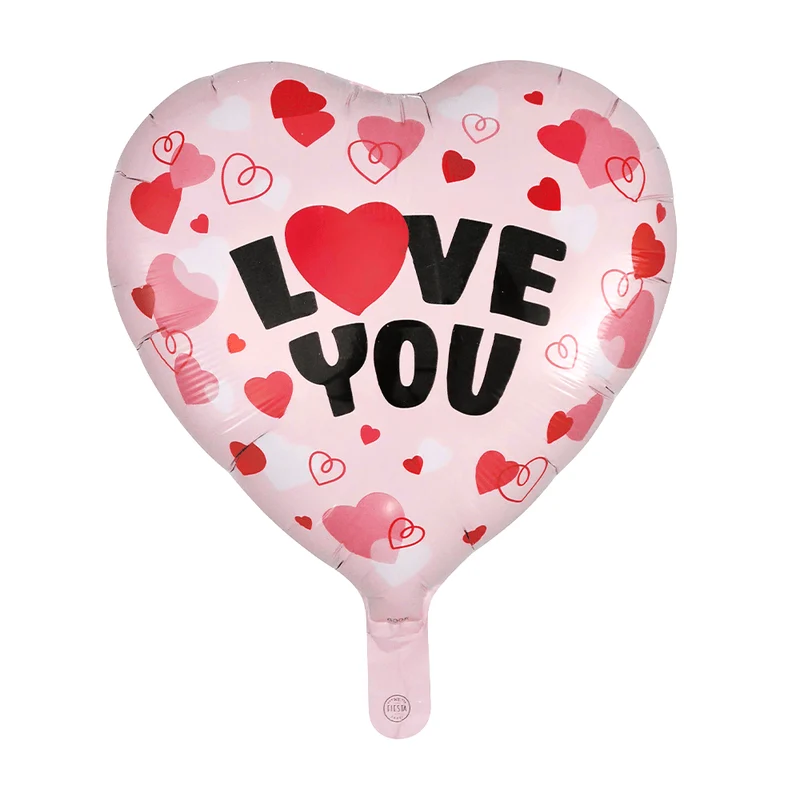 Love You Helium Ballon Hart 46cm
