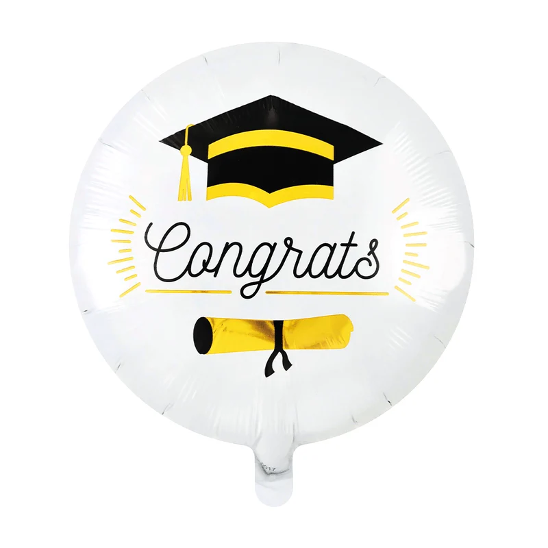 Geslaagd Helium Ballon Congrats Leeg 45cm