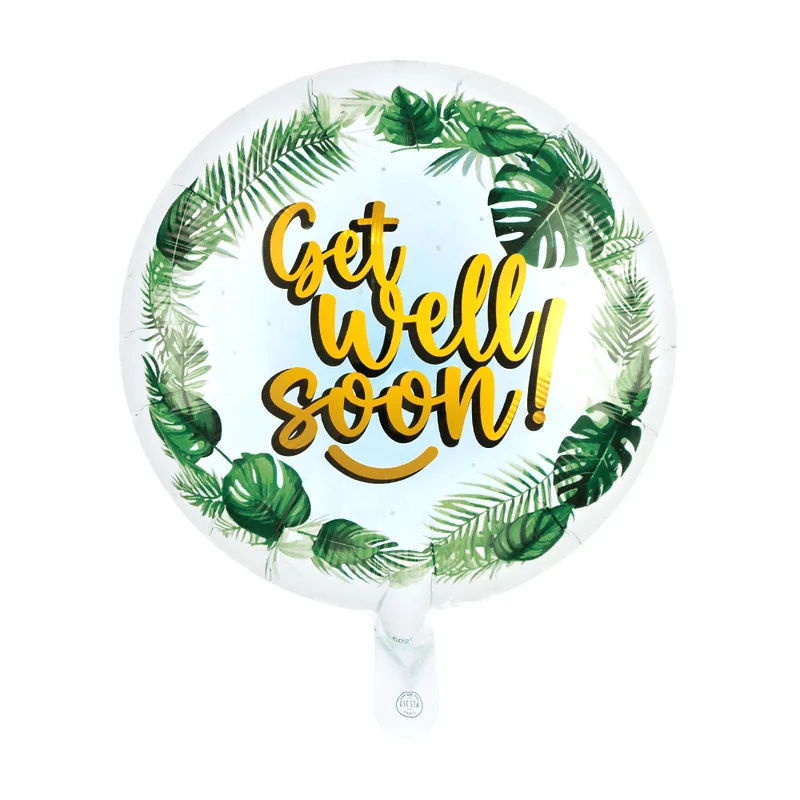 Get Well Soon Helium Ballon Leeg 45cm