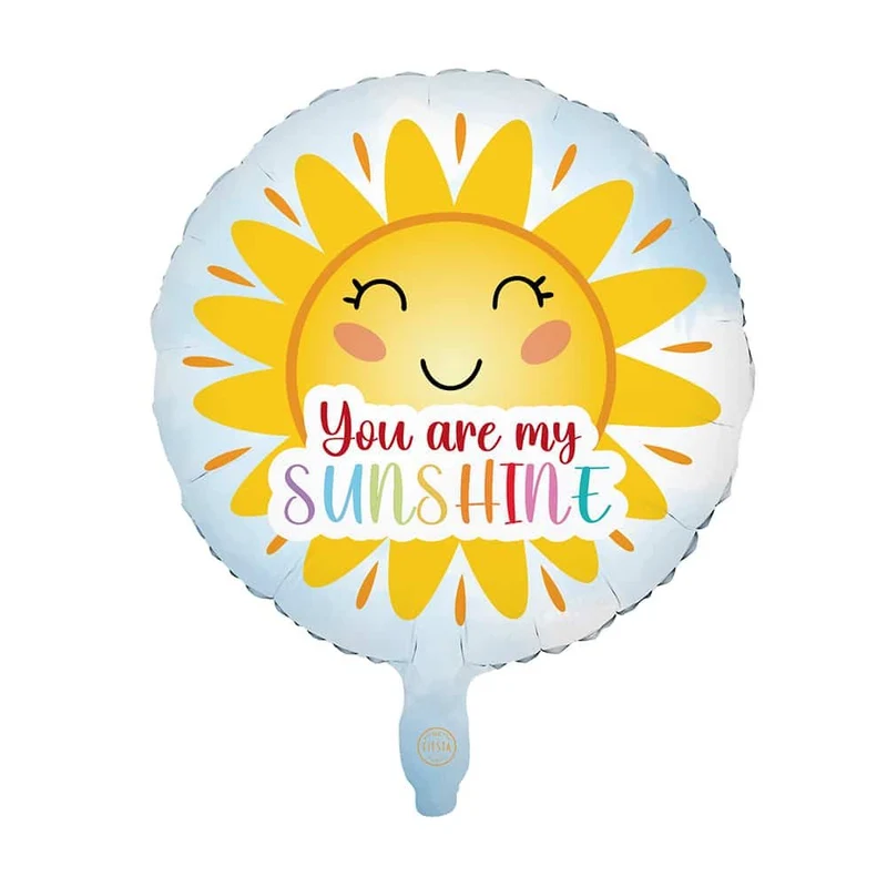 Zon Helium Ballon You Are My Sunshine Leeg 45cm