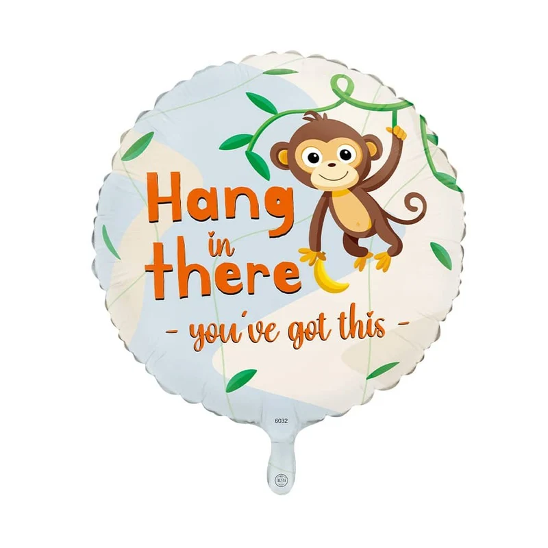 Aap Helium Ballon Hang In There Leeg 45cm