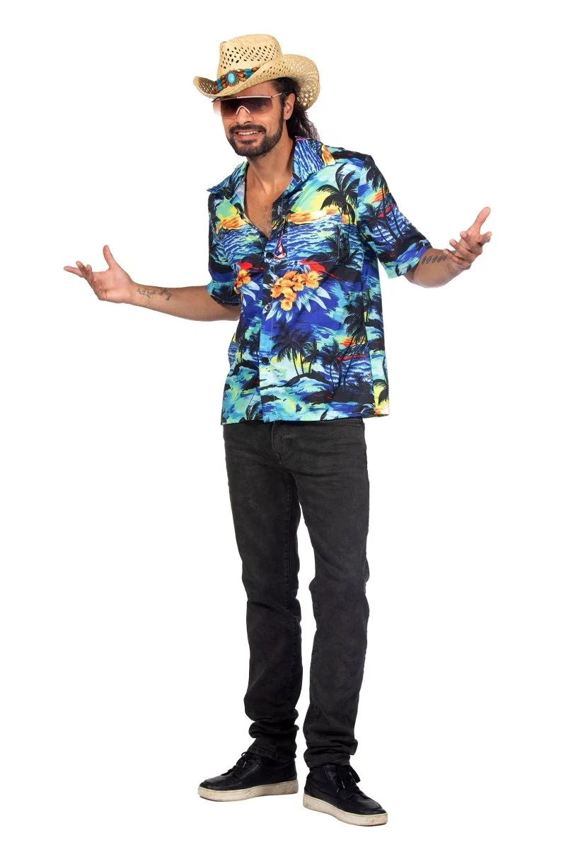 Hawaii Blouse Heren Palmboom