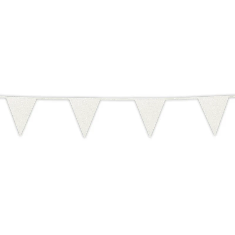 Witte Slinger Glitter Papier 6m