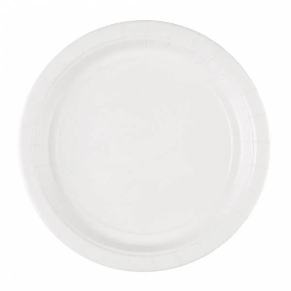 Witte Borden 23cm 8st