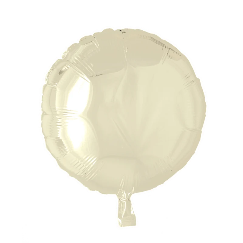 Helium Ballon Rond Ivoor 46cm leeg