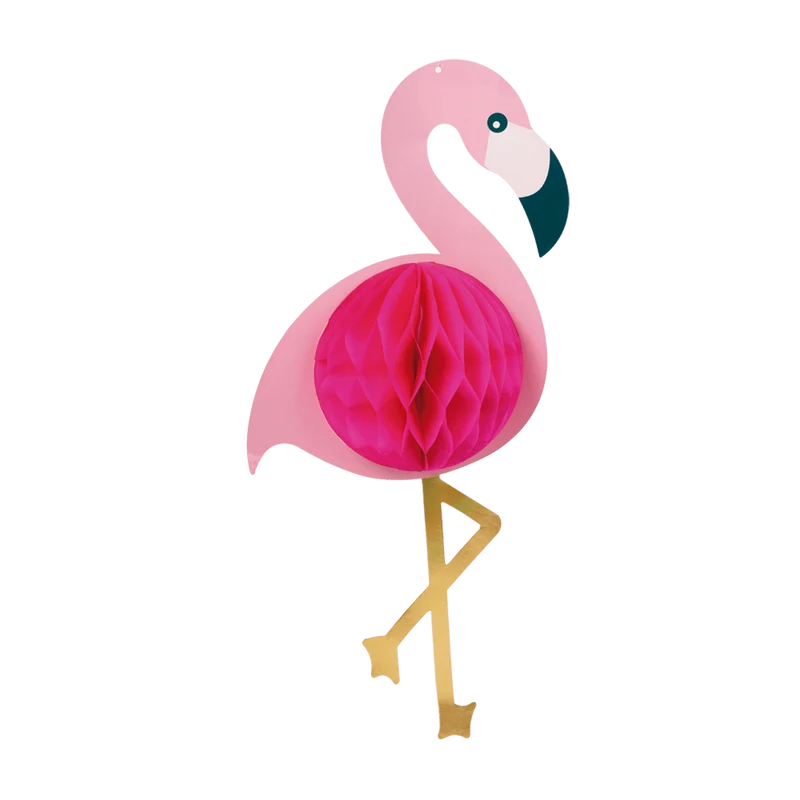Flamingo Honeycomb Roze 52cm