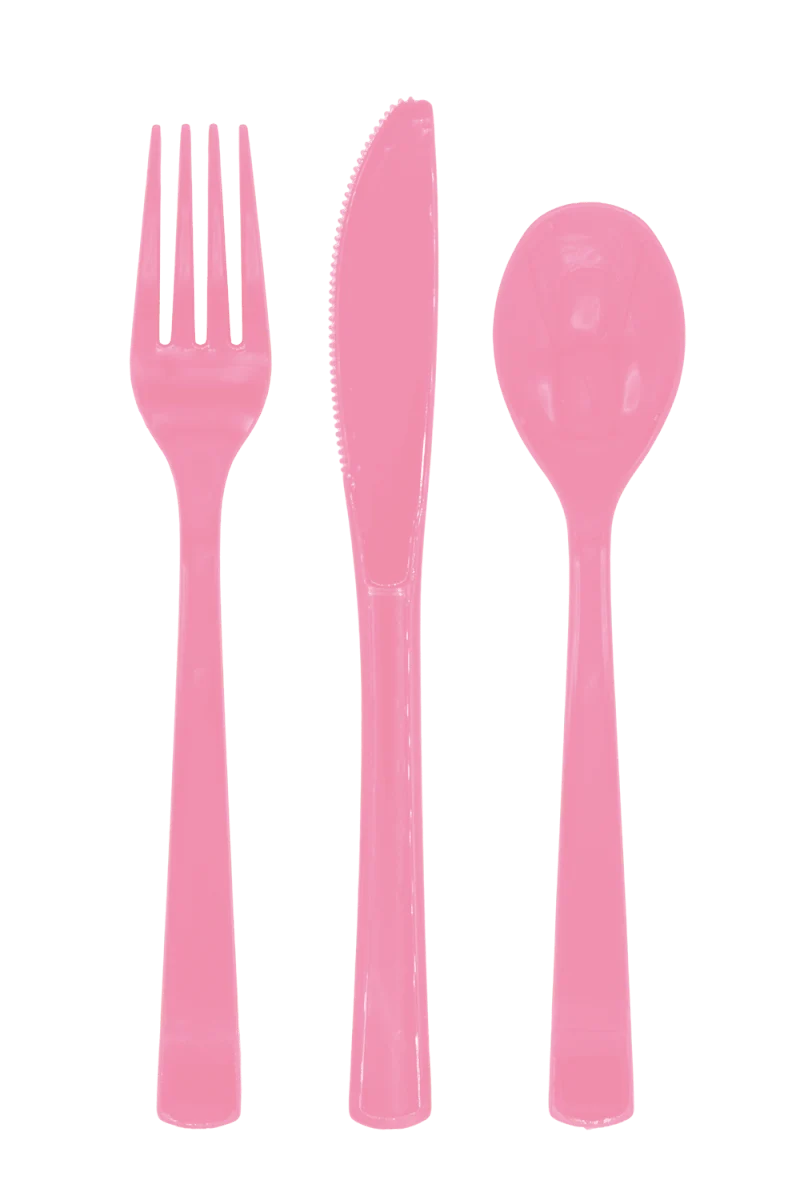 Roze Bestek Herbruikbaar 18 delig
