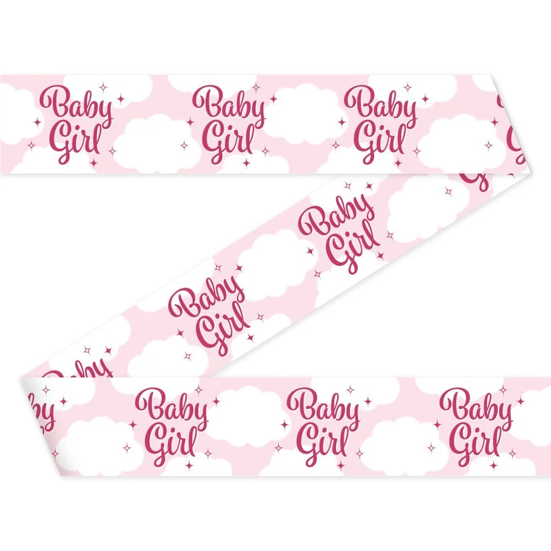 Roze Afzetlint Baby Girl 12m