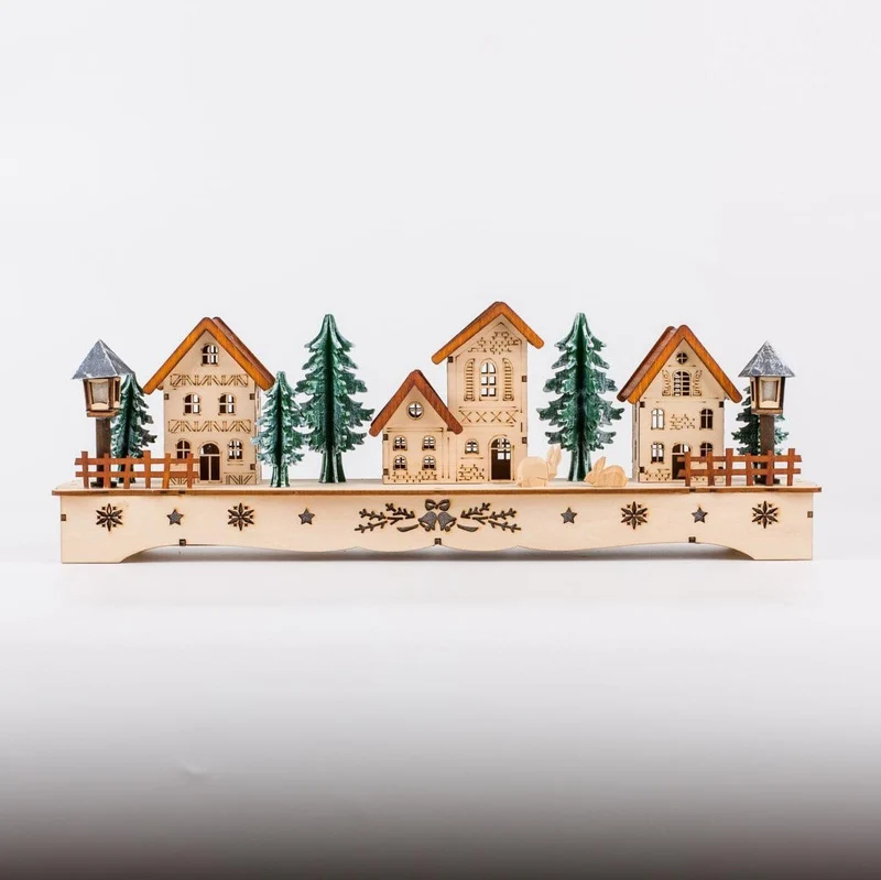 Houten Kerstdorp
