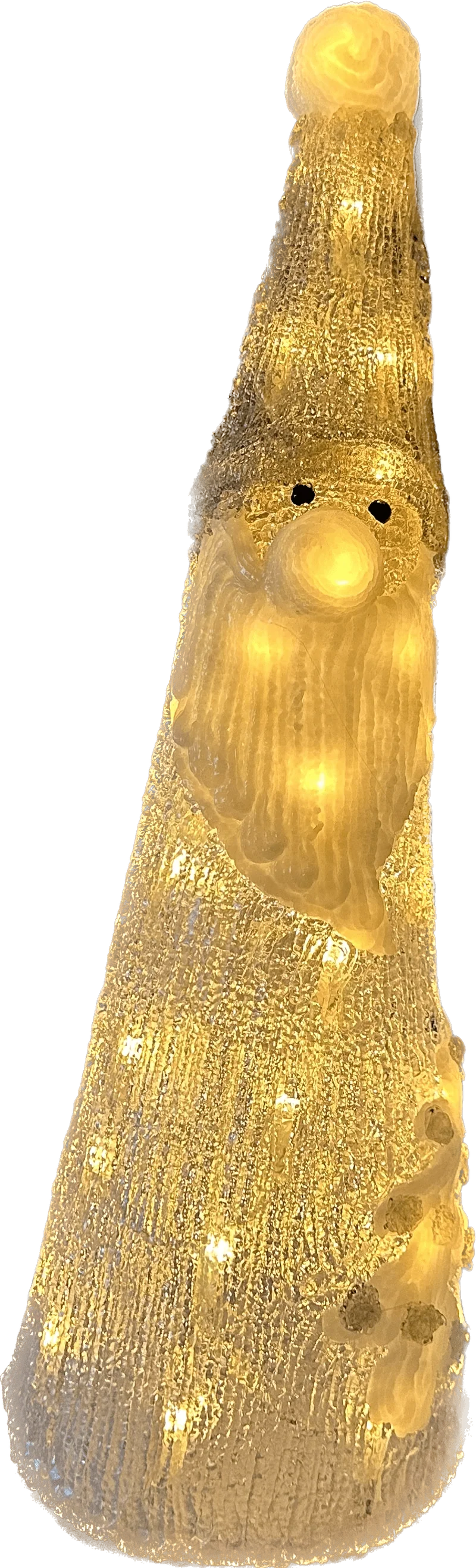 Verlichte Kerstman: Warm licht