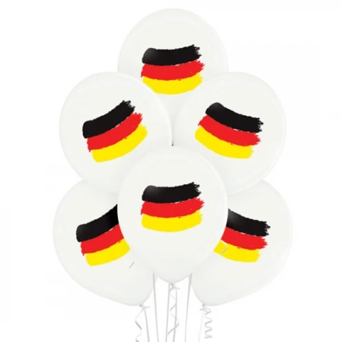 Duitsland Ballonnen Wit 30cm 10st