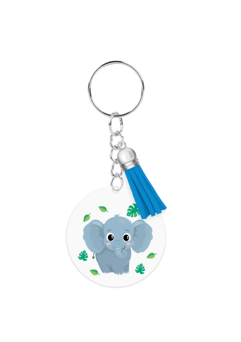 Acryl sleutelhanger Olifant