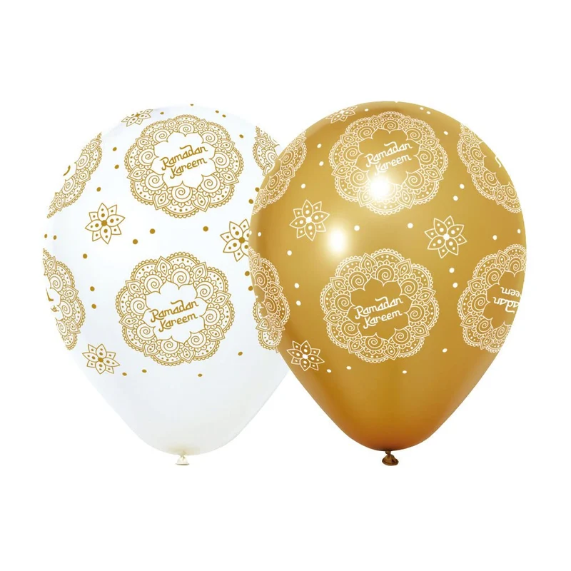 Ballonnen Ramadan Kareem 30cm 6st