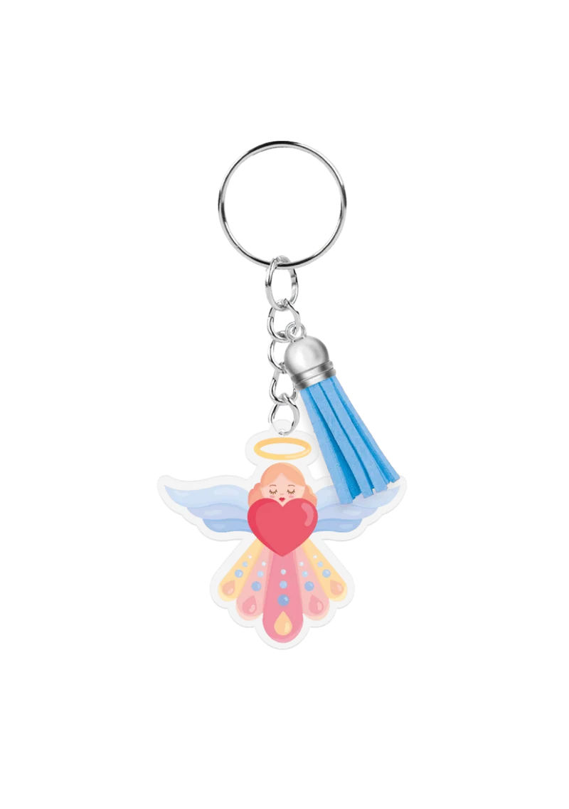 Acryl Sleutelhanger Beschermengel
