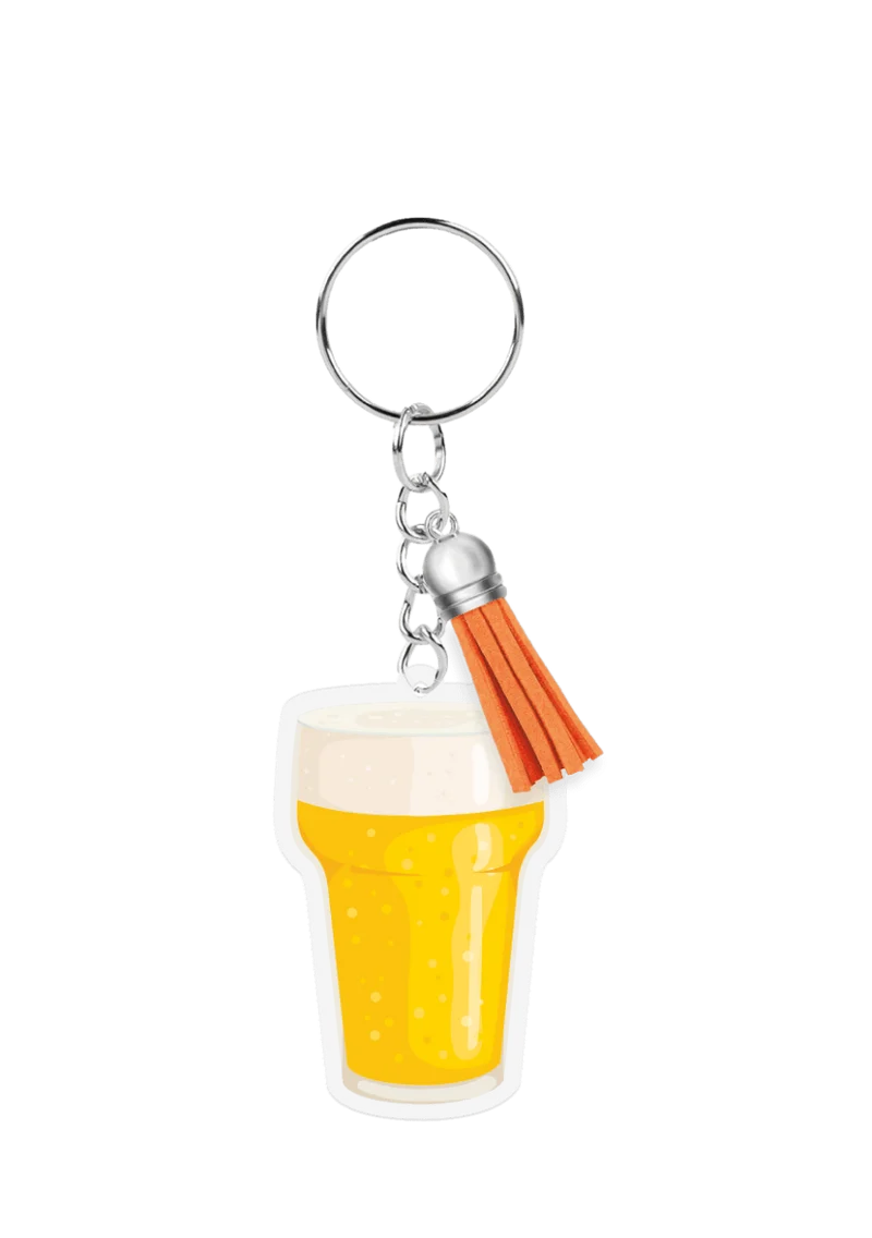 Acryl Sleutelhanger Biertje
