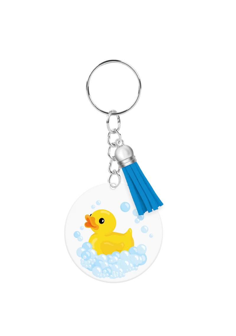 Acryl Sleutelhanger Eendje