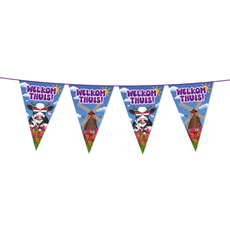 Welkom Thuis Slinger Gekleurd 10m