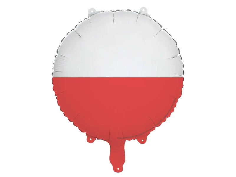 Helium Ballon Poolse Vlag 45cm Leeg