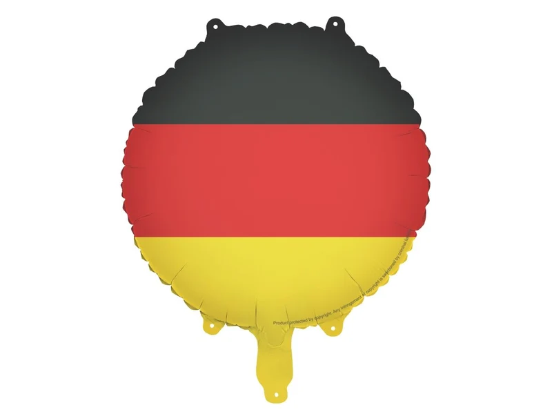 Helium Ballon Duitse Vlag 45cm Leeg