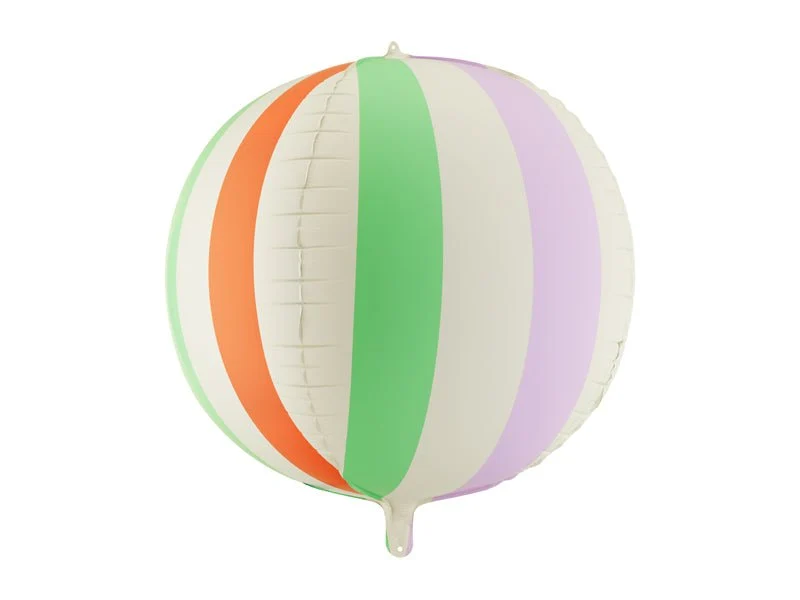 Helium Ballon Gestreepte Bal 75cm Leeg