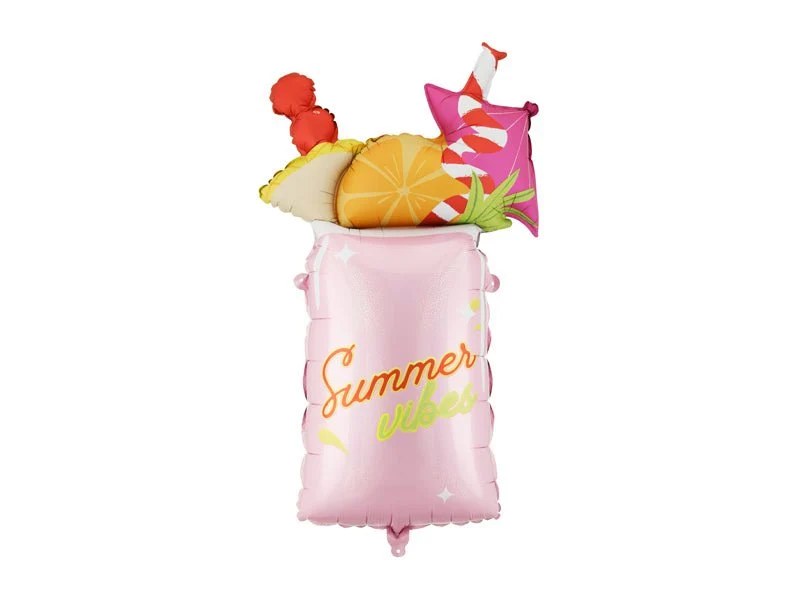 Cocktail Helium Ballon Summer Vibes 79cm Leeg