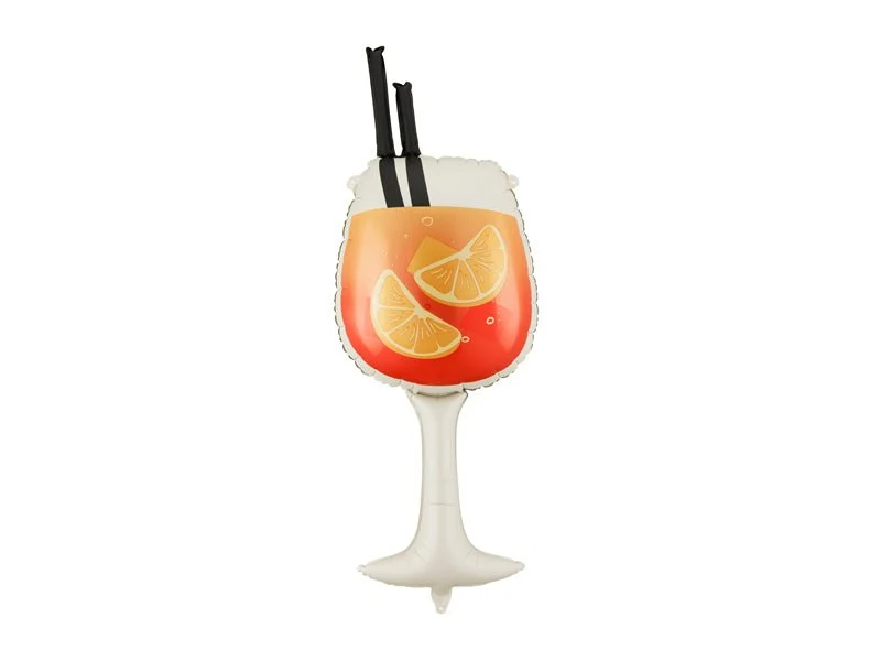 Helium Ballon Glas Drinken 1m Leeg