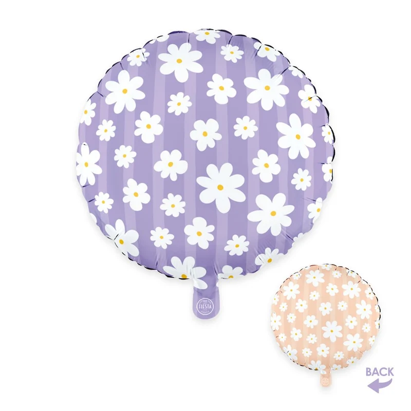 Madeliefjes Helium Ballon Dubbelzijdig 45cm Leeg