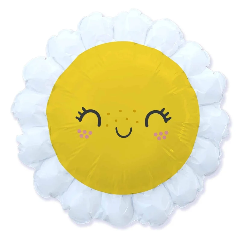 Bloem Helium Ballon Madeliefje 76cm Leeg
