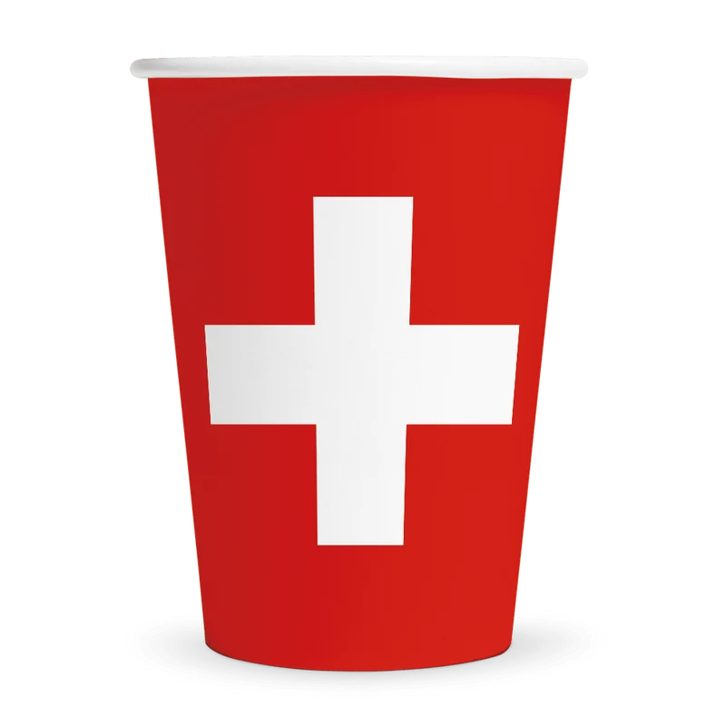 Zwitserland Bekers 210ml 8st