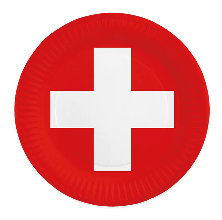 Zwitserland Borden 23cm 8st