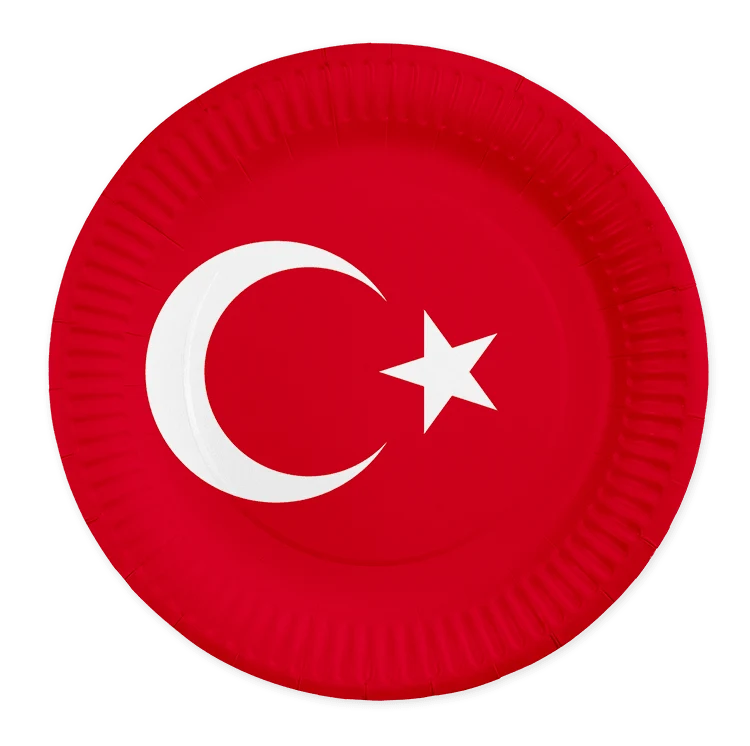 Turkije Borden 23cm 8st