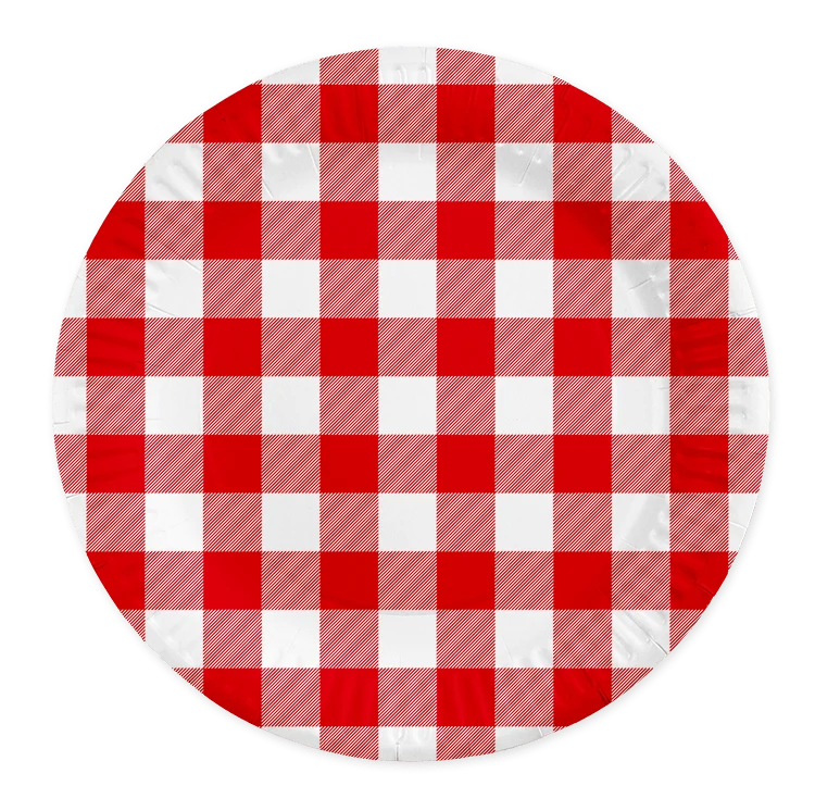 Picknick Borden Geruit 23cm 8st