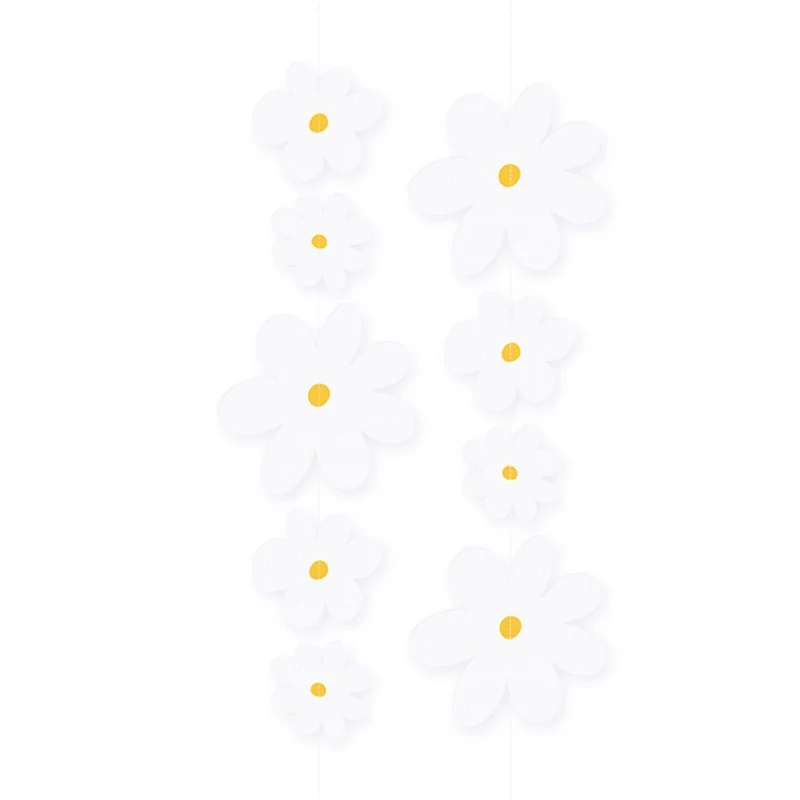 Hangdecoratie Madeliefjes 2m