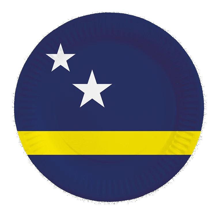 Curacao Borden 23cm 8st