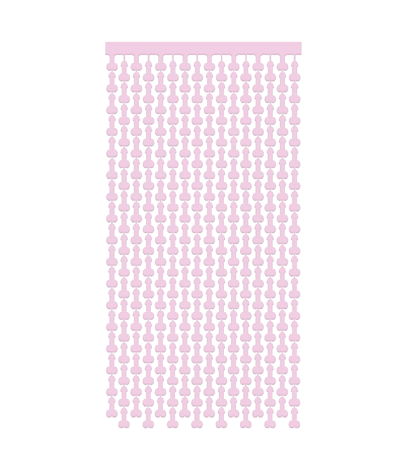 Penis Deurgordijn Roze 1m