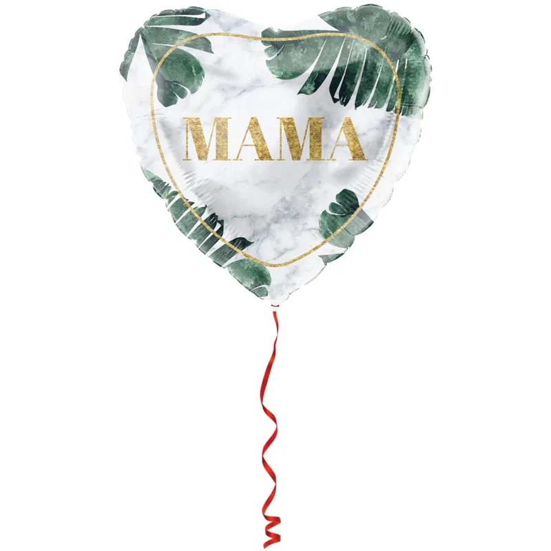 Moederdag Helium Ballon Hart Mama Leeg 45cm