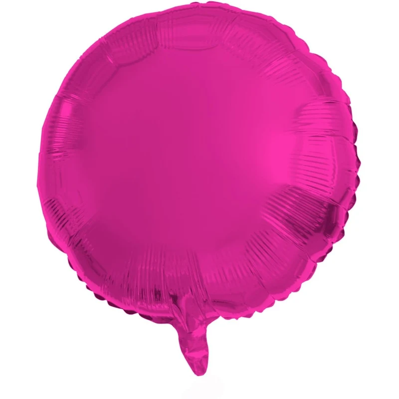 Fuchsia Helium Ballon Rond Leeg 45cm
