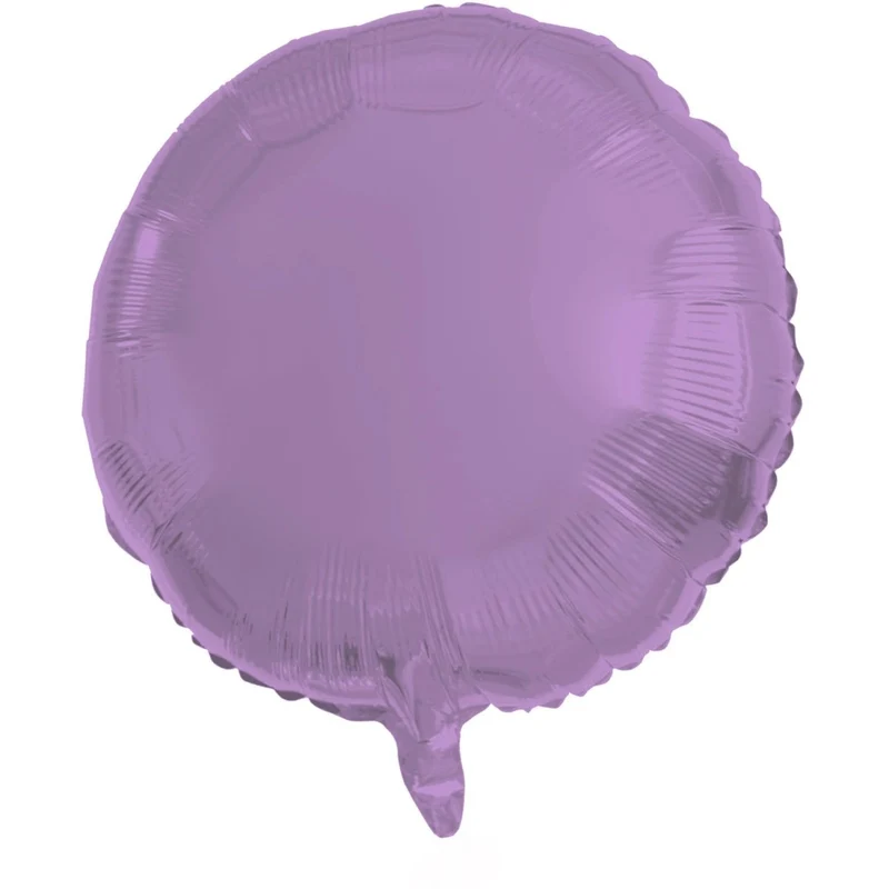 Paarse Helium Ballon Rond Leeg 45cm