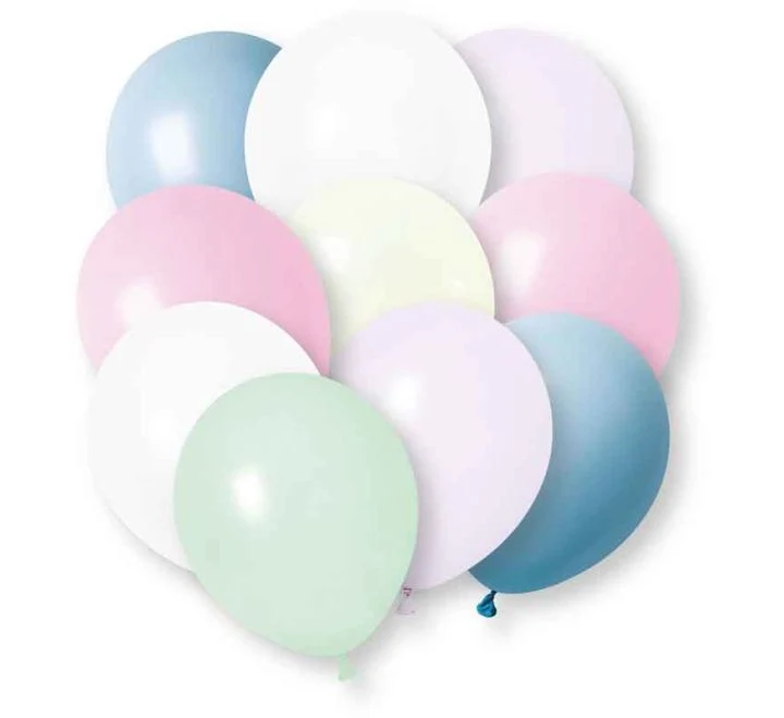 Gekleurde Ballonnen Latex Pastel 30cm 10st