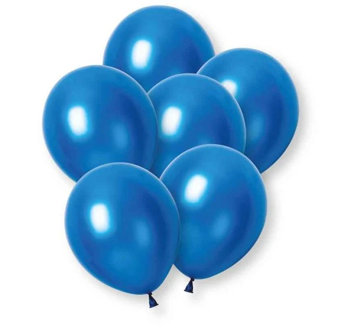 Donkerblauwe Ballonnen Basic Latex 30cm 8st