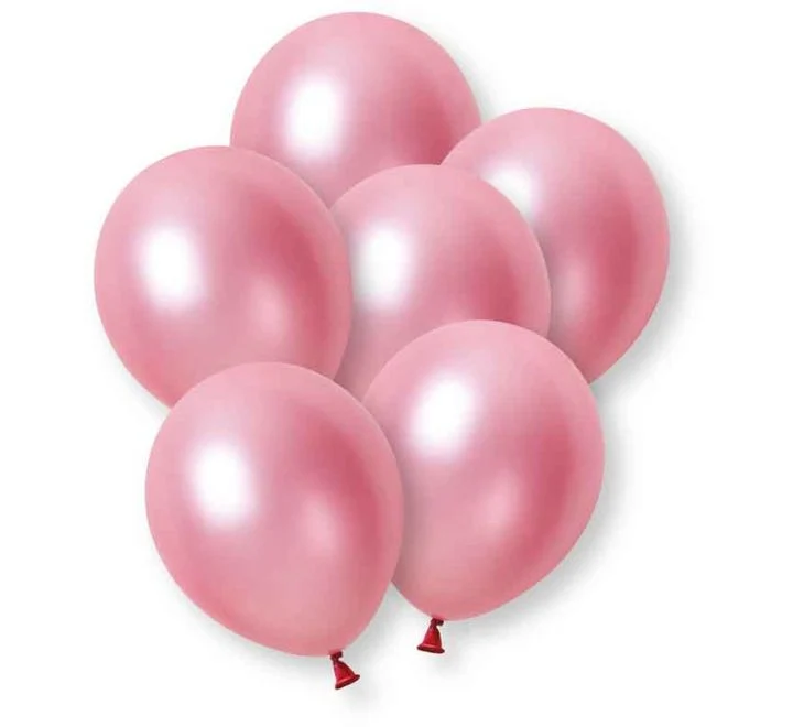 Roze Ballonnen Basic Latex 30cm 8st