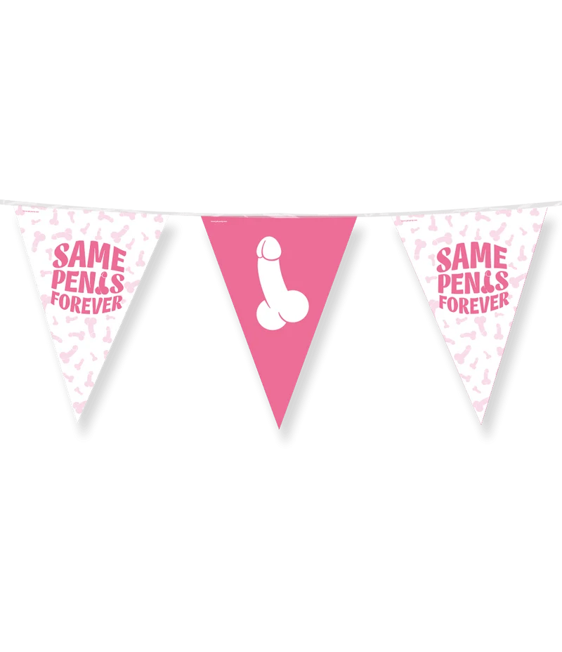Vrijgezellenfeest Slinger Same Penis Forever 10m