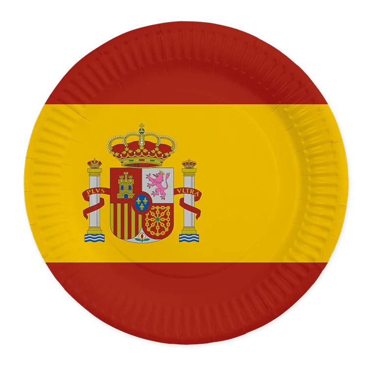 Spanje Borden 23cm 8st