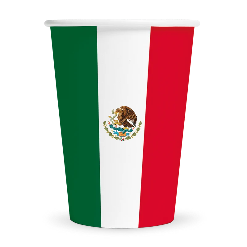 Mexico Bekers 210ml 8st