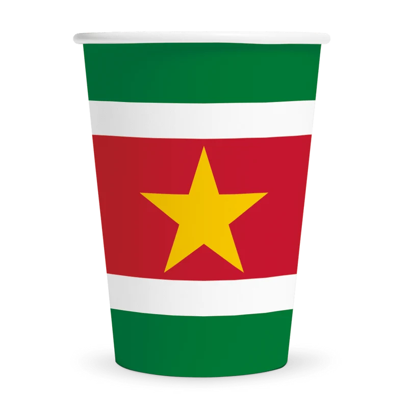 Suriname Bekers 210ml 8st