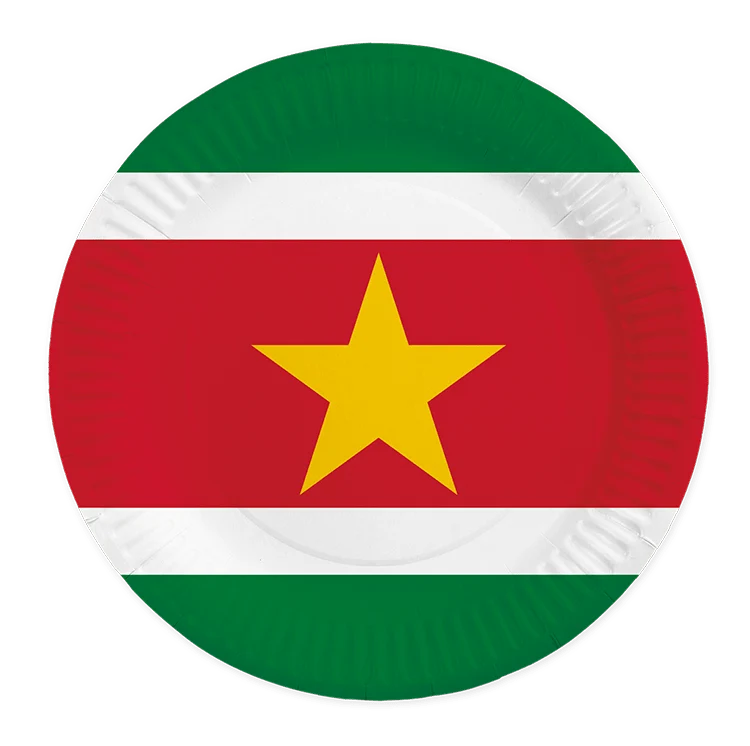 Suriname Borden 23cm 8st