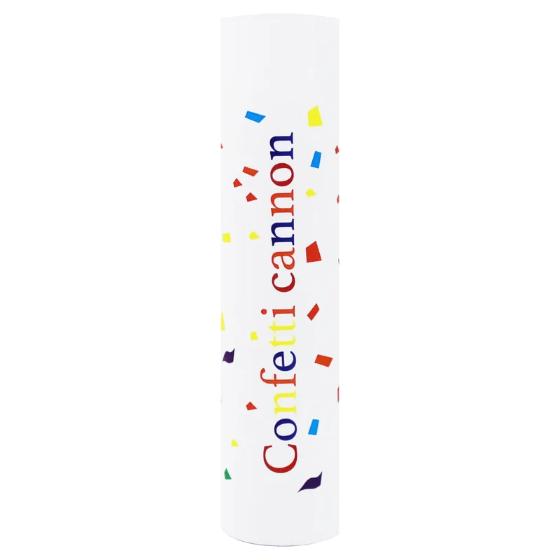 Gekleurde Confetti Kanon 11cm 2st