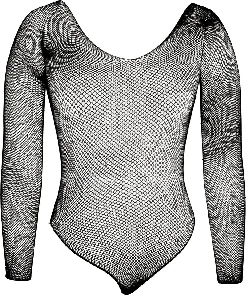 Visnet Body Suit Zwart