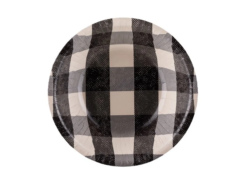 Zwarte Schaaltjes Geruit 17cm